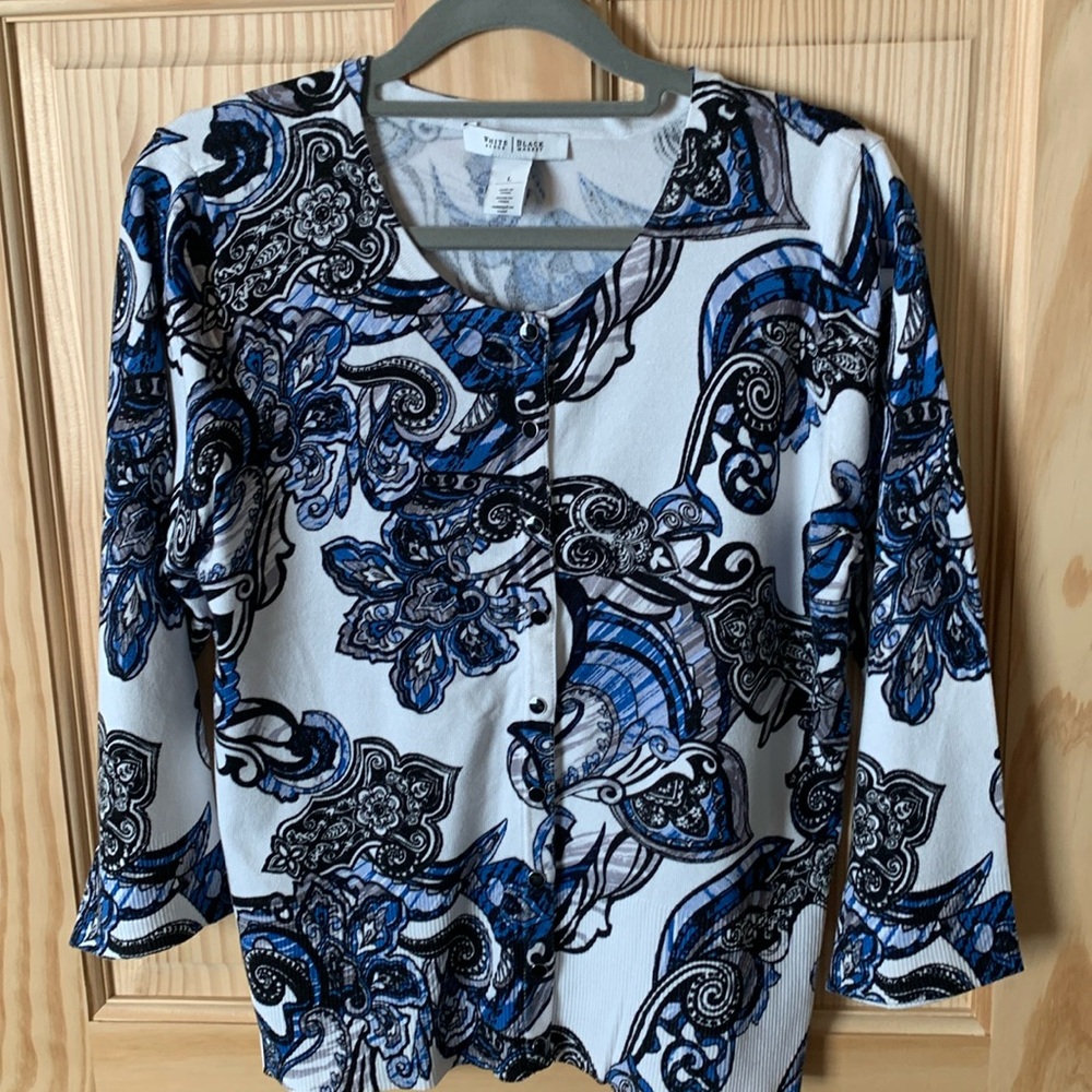 White House Black Market 3/4 sleeve cardigan.